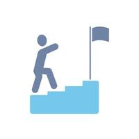 steps concept line icon. Simple element illustration. steps concept outline symbol design. vector