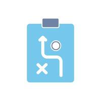 planning concept line icon. Simple element illustration. planning concept outline symbol design. vector