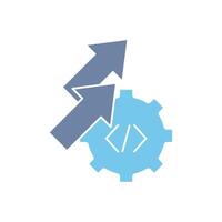 deveploment concept line icon. Simple element illustration. deveploment concept outline symbol design. vector