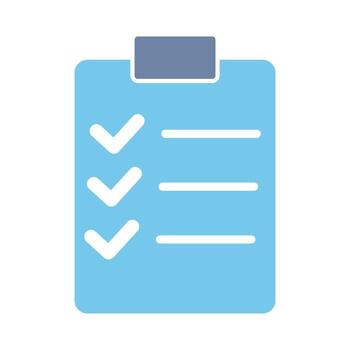 Lista de Verificación concepto línea icono. sencillo elemento ilustración. Lista de Verificación concepto contorno símbolo diseño. vector