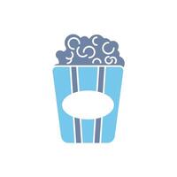 popcorn concept line icon. Simple element illustration. popcorn concept outline symbol design. vector