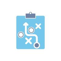 strategy concept line icon. Simple element illustration. strategy concept outline symbol design. vector