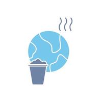 pollution concept line icon. Simple element illustration. pollution concept outline symbol design. vector