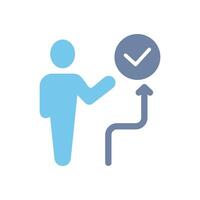 act concept line icon. Simple element illustration. act concept outline symbol design. vector