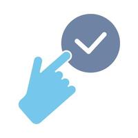 selected concept line icon. Simple element illustration. selected concept outline symbol design. vector