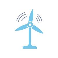 wind power concept line icon. Simple element illustration. wind power concept outline symbol design. vector
