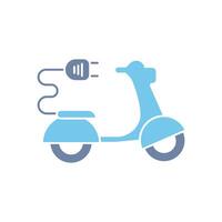 electric scooter concept line icon. Simple element illustration. electric scooter concept outline symbol design. vector