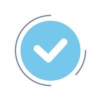 check concept line icon. Simple element illustration. check concept outline symbol design. vector