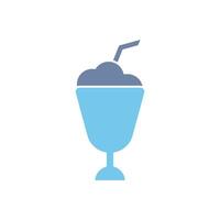 milkshake concept line icon. Simple element illustration. milkshake concept outline symbol design. vector