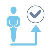 right concept line icon. Simple element illustration. right concept outline symbol design. vector
