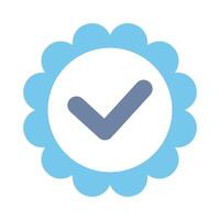 verified concept line icon. Simple element illustration. verified concept outline symbol design. vector