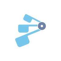 measuring spoon concept line icon. Simple element illustration. measuring spoon concept outline symbol design. vector