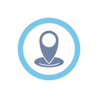 map pin concept line icon. Simple element illustration. map pin concept outline symbol design. vector