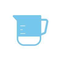 measuring cup concept line icon. Simple element illustration. measuring cup concept outline symbol design. vector