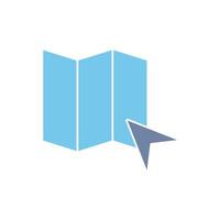 navigate concept line icon. Simple element illustration. navigate concept outline symbol design. vector