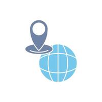 locate concept line icon. Simple element illustration. locate concept outline symbol design. vector