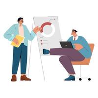 Diversity Businessman. Flat Illustration vector