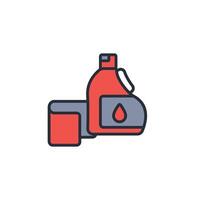 detergent icon. .Editable stroke.linear style sign for use web design,logo.Symbol illustration. vector