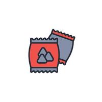 Snack icon. .Editable stroke.linear style sign for use web design,logo.Symbol illustration. vector