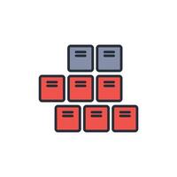 stock icon. .Editable stroke.linear style sign for use web design,logo.Symbol illustration. vector