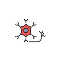 neuron icon. .Editable stroke.linear style sign for use web design,logo.Symbol illustration. vector