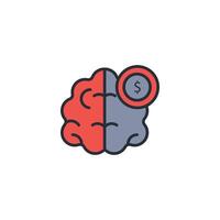 mindset icon. .Editable stroke.linear style sign for use web design,logo.Symbol illustration. vector