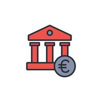 euro icon. .Editable stroke.linear style sign for use web design,logo.Symbol illustration. vector