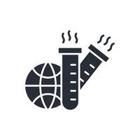 climate change icon. .Editable stroke.linear style sign for use web design,logo.Symbol illustration. vector