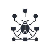 insect icon. .Editable stroke.linear style sign for use web design,logo.Symbol illustration. vector