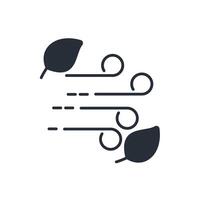 wind icon. .Editable stroke.linear style sign for use web design,logo.Symbol illustration. vector