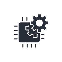 electronic engineering icon. .Editable stroke.linear style sign for use web design,logo.Symbol illustration. vector