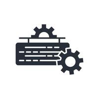 geotechnical engineering icon. .Editable stroke.linear style sign for use web design,logo.Symbol illustration. vector