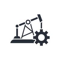 petroleum engineer icon. .Editable stroke.linear style sign for use web design,logo.Symbol illustration. vector