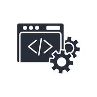 software engineering icon. .Editable stroke.linear style sign for use web design,logo.Symbol illustration. vector