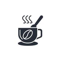 Coffee icon. .Editable stroke.linear style sign for use web design,logo.Symbol illustration. vector