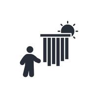morning icon. .Editable stroke.linear style sign for use web design,logo.Symbol illustration. vector