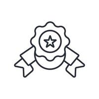 branding beer icon. .Editable stroke.linear style sign for use web design,logo.Symbol illustration. vector