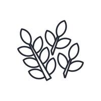 Wheat icon. .Editable stroke.linear style sign for use web design,logo.Symbol illustration. vector
