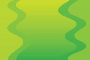 Curvy Shapes Green Abstract Background vector