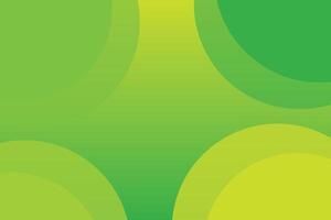 Circles 4 Corners Green Abstract Background vector