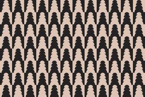 Half Circle Shapes Brown Geometric Pattern vector