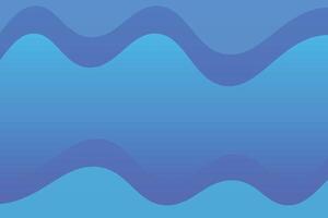 Curvy Shapes Top and Bottom Blue Abstract Background vector