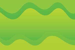 Curvy Shapes Green Top and Bottom Green Abstract Background vector