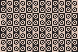 Circle Design Brown Geometric Pattern and Background vector
