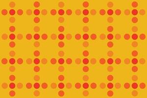 Circle Design Orange Geometric Pattern vector