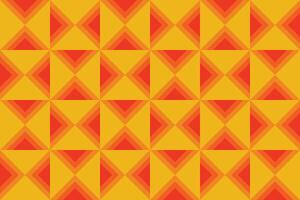 Multi Size Triangle Shapes Orange Geometric Pattern vector