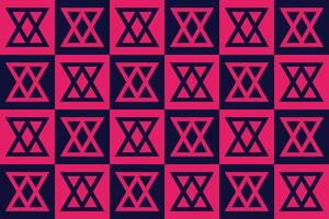 Geometric Shape Design Red and Black Geometric Pattern vector