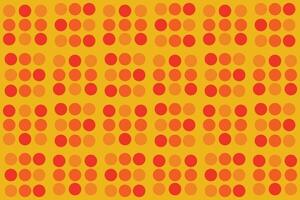 Multi Circle Orange Geometric Pattern and Background vector