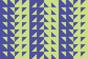 Triangles Green and Blue Geometric Pattern vector