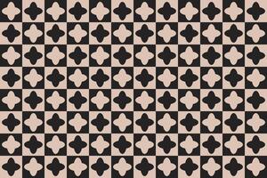2 Oval Shape Brown Geometric Pattern and Background vector